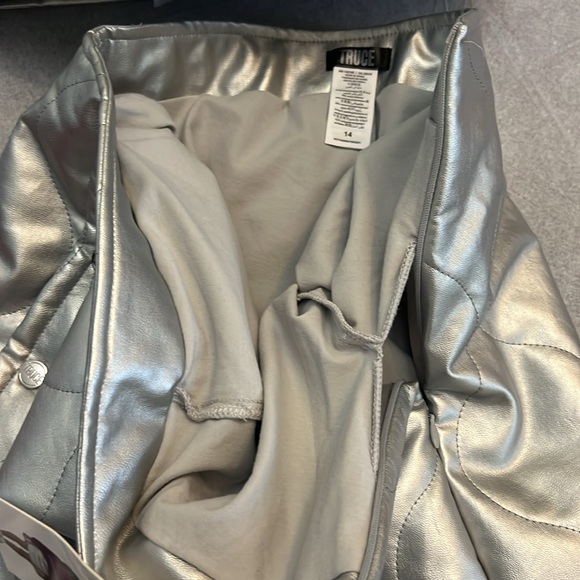 Truce Metallic Wrap Skort - Picture 9 of 11